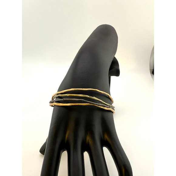 Michael Michaud Driftwood Bangles Set of 4 Bracelets - Picture 1 of 3